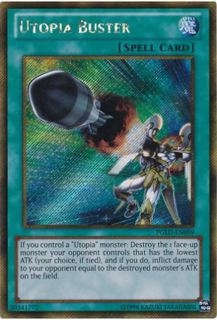 Utopia Buster - PGLD-EN009 - Gold Secret Rare