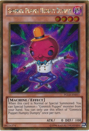 Gimmick Puppet Humpty Dumpty - PGLD-EN011 - Gold Secret Rare