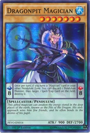 Dragonpit Magician - PEVO-EN014 - Super Rare