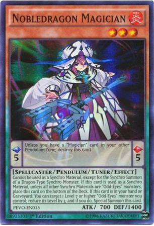 Nobledragon Magician - PEVO-EN015 - Super Rare