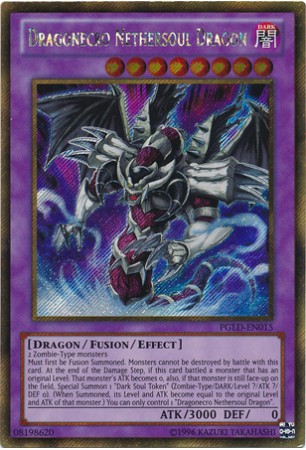 Dragonecro Nethersoul Dragon - PGLD-EN015 - Gold Secret Rare