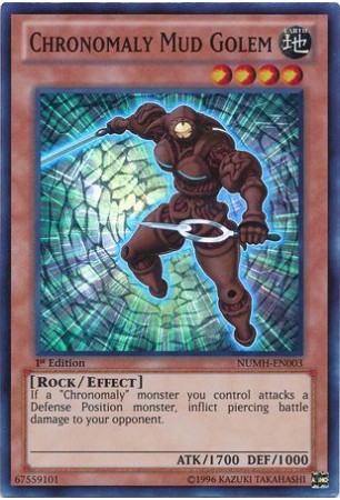 Chronomaly Mud Golem - NUMH-EN003 - Super Rare