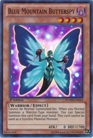 Blue Mountain Butterspy - NUMH-EN012 - Super Rare