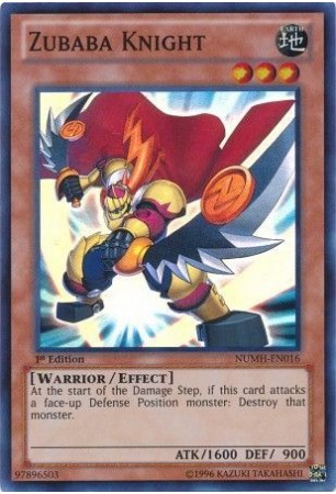 Zubaba Knight - NUMH-EN016 - Super Rare