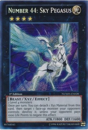 Number 44: Sky Pegasus - NUMH-EN028 - Secret Rare