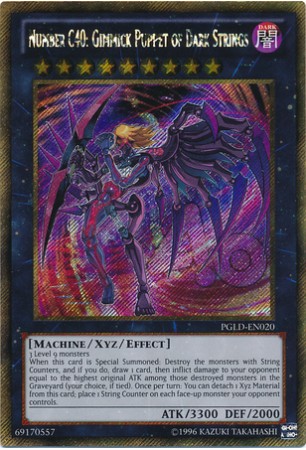 Number C40: Gimmick Puppet of Dark Strings - PGLD-EN020 - Gold Secret Rare