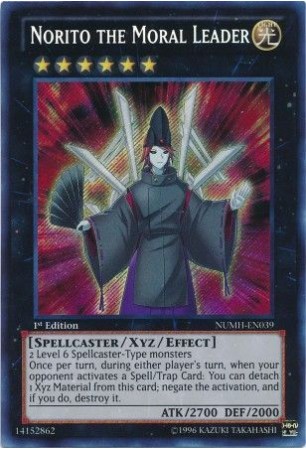 Norito the Moral Leader - NUMH-EN039 - Secret Rare