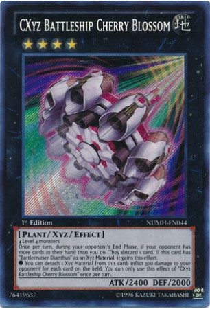 CXyz Battleship Cherry Blossom - NUMH-EN044 - Secret Rare