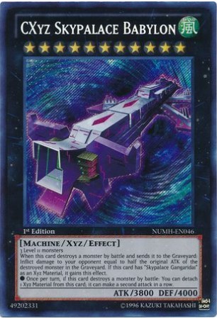 CXyz Skypalace Babylon - NUMH-EN046 - Secret Rare