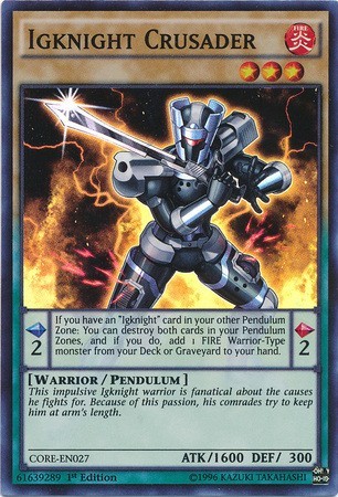 Igknight Crusader - CORE-EN027 - Super Rare