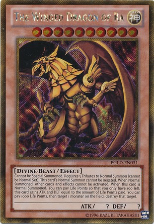 遊戯王OCG THE WINGED DRAGON OF RA The Winged Dragon of Ra - PGLD-EN031 - Gold Secret Rare