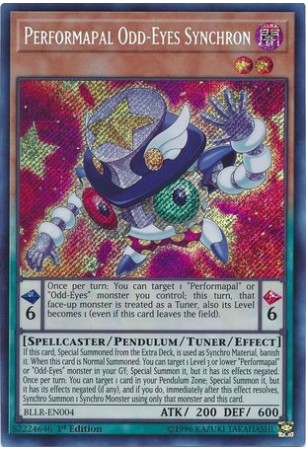 Performapal Odd-Eyes Synchron - BLLR-EN004 - Secret Rare