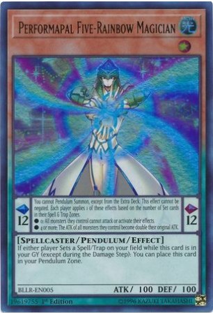 Performapal Five-Rainbow Magician - BLLR-EN005 - Ultra Rare