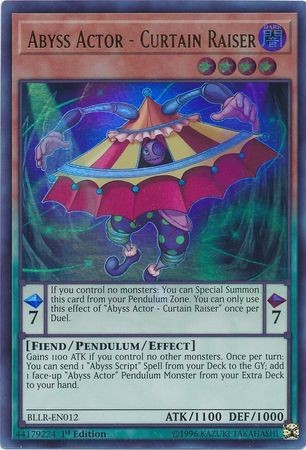 Abyss Actor - Curtain Raiser - BLLR-EN012 - Ultra Rare