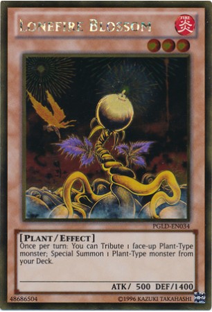 Lonefire Blossom - PGLD-EN034 - Gold Rare