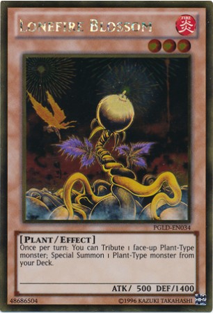 Lonefire Blossom - PGLD-EN034 - Gold Rare