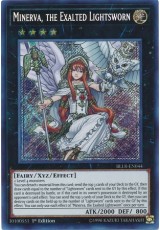 Minerva, the Exalted Lightsworn - BLLR-EN044 - Secret Rare