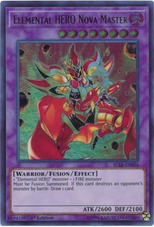 Elemental HERO Nova Master - BLLR-EN056 - Ultra Rare