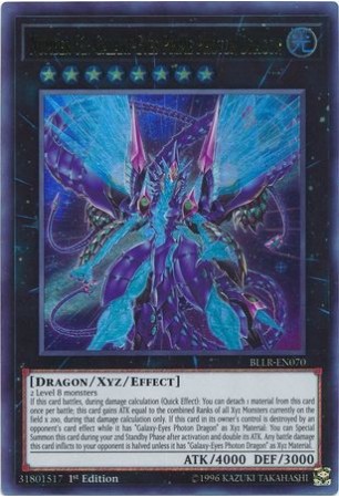 Number 62: Galaxy-Eyes Prime Photon Dragon - BLLR-EN070 - Ultra Rare