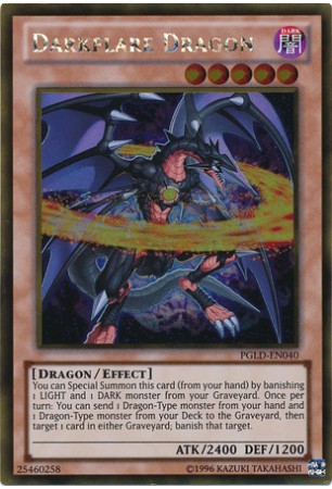 Darkflare Dragon - PGLD-EN040 - Gold Rare 