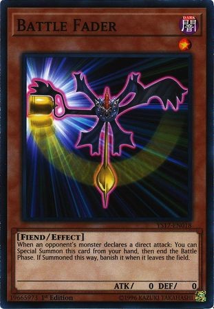 yugioh cards like battle fader Yu-Gi-Oh!: The 10 Most Powerful Fiend Cards, Ranked When an opponents monster declares a direct attack YUGIOH BATTLE FADER SDGU-EN022 1ST