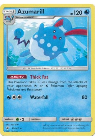 Azumarill - SM03/035 - Rare