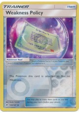 Weakness Policy - SM03/126 - Uncommon (Reverse Holo)