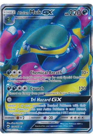 Alolan Muk-GX - SM03/138 - Ultra Rare (Full Art)