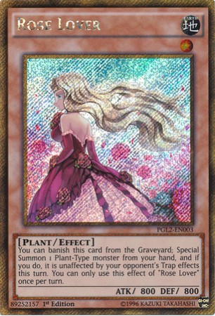 Rose Lover - PGL2-EN003 - Gold Secret Rare