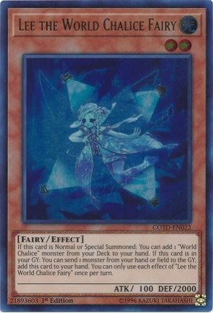 Lee the World Chalice Fairy - COTD-EN022 - Ultra Rare