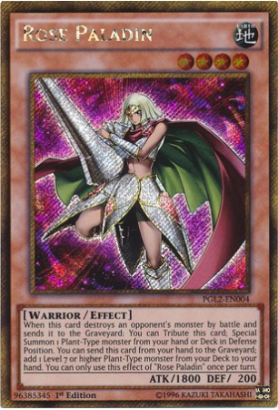 Rose Paladin - PGL2-EN004 - Gold Secret Rare