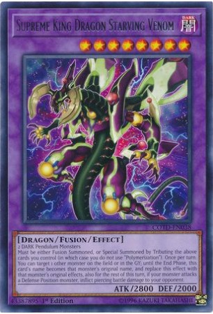 Supreme King Dragon Starving Venom - COTD-EN038 - Rare