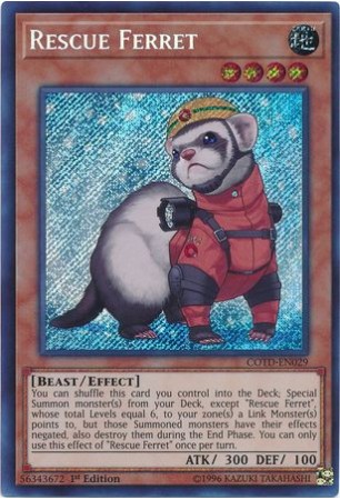 Rescue Ferret - COTD-EN029 - Secret Rare