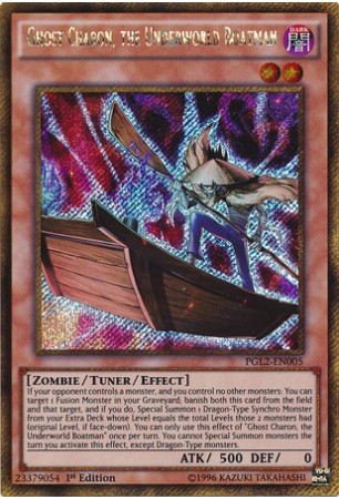 Ghost Charon, the Underworld Boatman - PGL2-EN005 - Gold Secret Rare