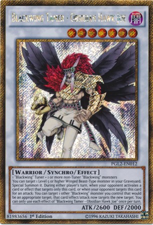 Blackwing Tamer - Obsidian Hawk Joe - PGL2-EN012 - Gold Secret Rare