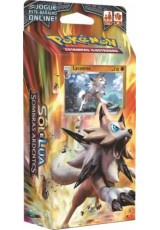 Pokémon Sol e Lua 3: Sombras Ardentes Deck Inicial - Rocha Confiável (Lycanroc)