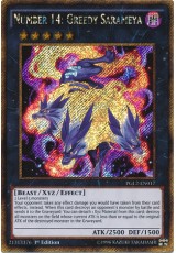 Number 14: Greedy Sarameya - PGL2-EN017 - Gold Secret Rare