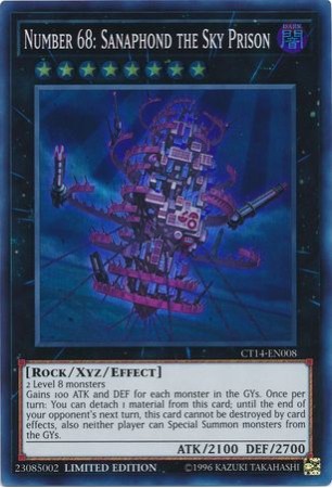 Number 68: Sanaphond the Sky Prison - CT14-EN008 - Super Rare