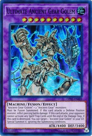 Ultimate Ancient Gear Golem - OP05-EN009 - Super Rare