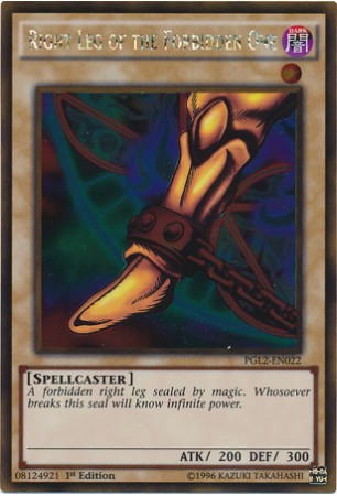 Right Leg of the Forbidden One - PGL2-EN022 - Gold Rare