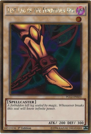 Left Leg of the Forbidden One - PGL2-EN023 - Gold Rare