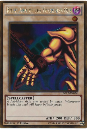 Right Arm of the Forbidden One - PGL2-EN024 - Gold Rare