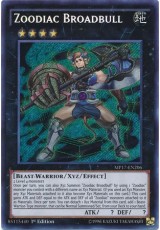 Zoodiac Broadbull - MP17-EN206 - Secret Rare