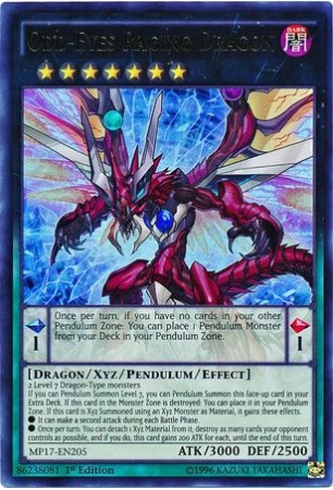 Odd-Eyes Raging Dragon - MP17-EN205 - Ultra Rare