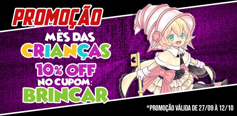10% OFF no cupom BRINCAR